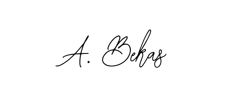 It looks lik you need a new signature style for name A. Bekas. Design unique handwritten (Bearetta-2O07w) signature with our free signature maker in just a few clicks. A. Bekas signature style 12 images and pictures png