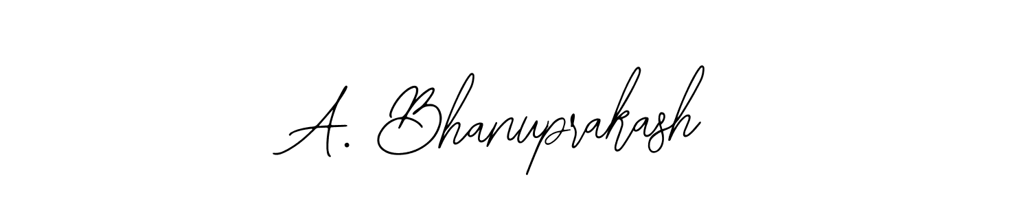 Make a beautiful signature design for name A. Bhanuprakash. With this signature (Bearetta-2O07w) style, you can create a handwritten signature for free. A. Bhanuprakash signature style 12 images and pictures png