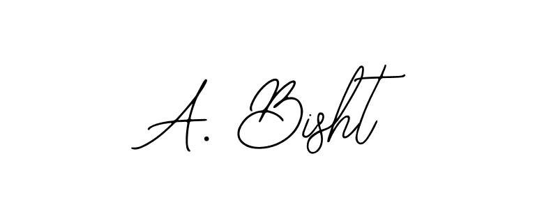 This is the best signature style for the A. Bisht name. Also you like these signature font (Bearetta-2O07w). Mix name signature. A. Bisht signature style 12 images and pictures png