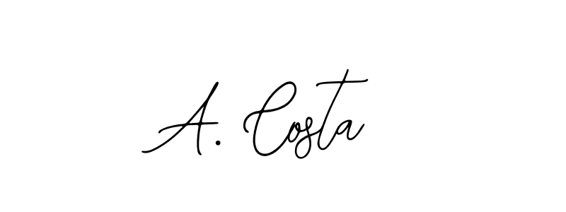 Also we have A. Costa name is the best signature style. Create professional handwritten signature collection using Bearetta-2O07w autograph style. A. Costa signature style 12 images and pictures png