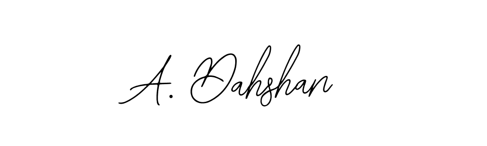 Check out images of Autograph of A. Dahshan name. Actor A. Dahshan Signature Style. Bearetta-2O07w is a professional sign style online. A. Dahshan signature style 12 images and pictures png