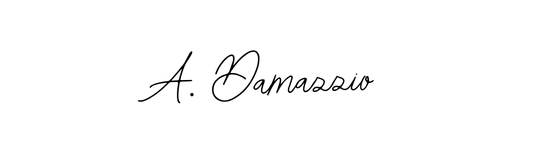 How to make A. Damazzio name signature. Use Bearetta-2O07w style for creating short signs online. This is the latest handwritten sign. A. Damazzio signature style 12 images and pictures png