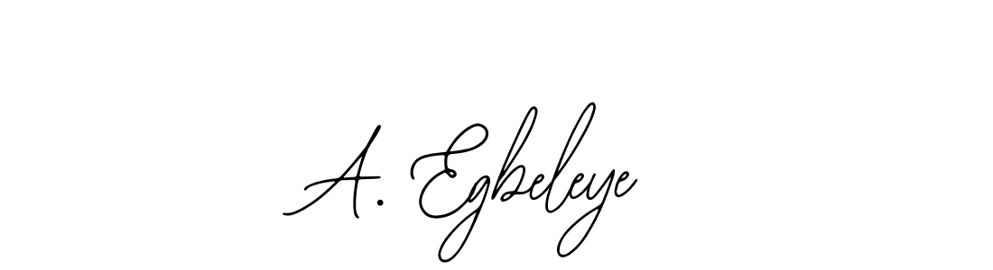 Make a beautiful signature design for name A. Egbeleye. With this signature (Bearetta-2O07w) style, you can create a handwritten signature for free. A. Egbeleye signature style 12 images and pictures png