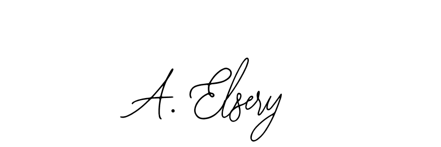 You should practise on your own different ways (Bearetta-2O07w) to write your name (A. Elsery) in signature. don't let someone else do it for you. A. Elsery signature style 12 images and pictures png