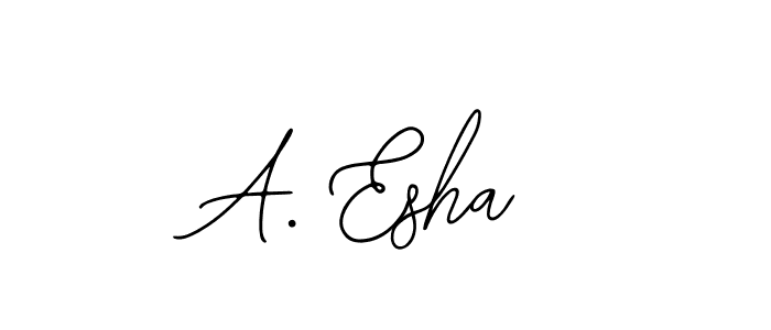 Use a signature maker to create a handwritten signature online. With this signature software, you can design (Bearetta-2O07w) your own signature for name A. Esha. A. Esha signature style 12 images and pictures png