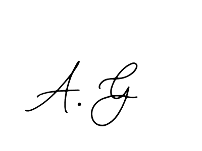 You should practise on your own different ways (Bearetta-2O07w) to write your name (A. G) in signature. don't let someone else do it for you. A. G signature style 12 images and pictures png