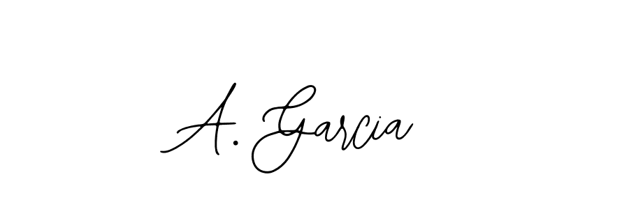 You should practise on your own different ways (Bearetta-2O07w) to write your name (A. Garcia) in signature. don't let someone else do it for you. A. Garcia signature style 12 images and pictures png