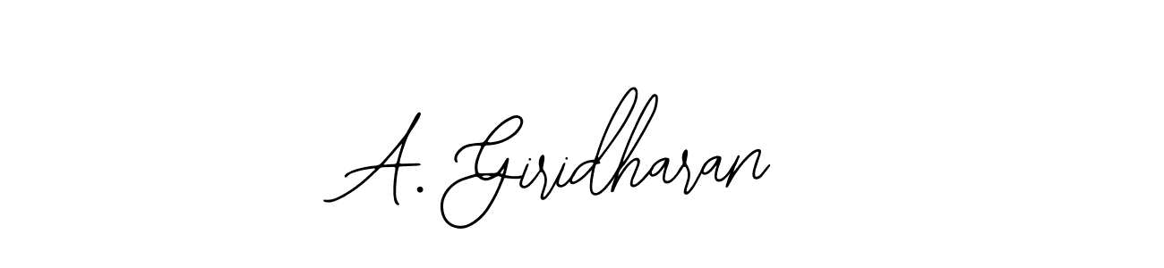 Create a beautiful signature design for name A. Giridharan. With this signature (Bearetta-2O07w) fonts, you can make a handwritten signature for free. A. Giridharan signature style 12 images and pictures png