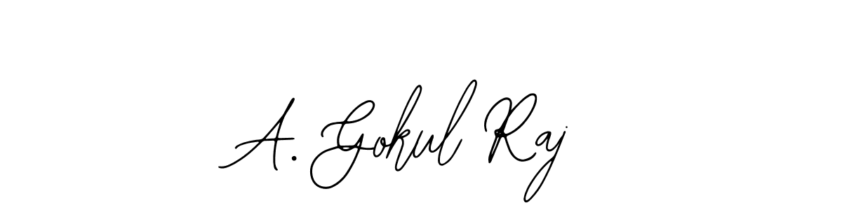 Also You can easily find your signature by using the search form. We will create A. Gokul Raj name handwritten signature images for you free of cost using Bearetta-2O07w sign style. A. Gokul Raj signature style 12 images and pictures png