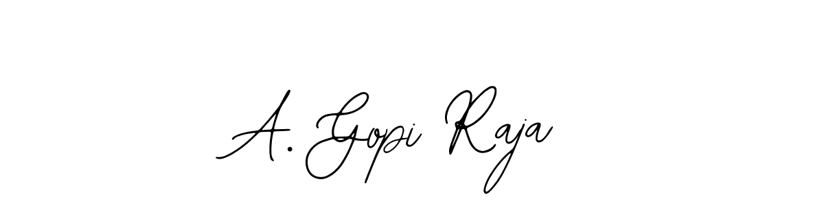 How to make A. Gopi Raja signature? Bearetta-2O07w is a professional autograph style. Create handwritten signature for A. Gopi Raja name. A. Gopi Raja signature style 12 images and pictures png