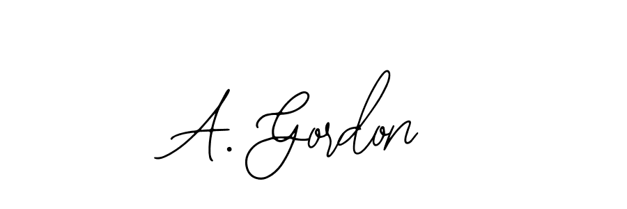 Also You can easily find your signature by using the search form. We will create A. Gordon name handwritten signature images for you free of cost using Bearetta-2O07w sign style. A. Gordon signature style 12 images and pictures png