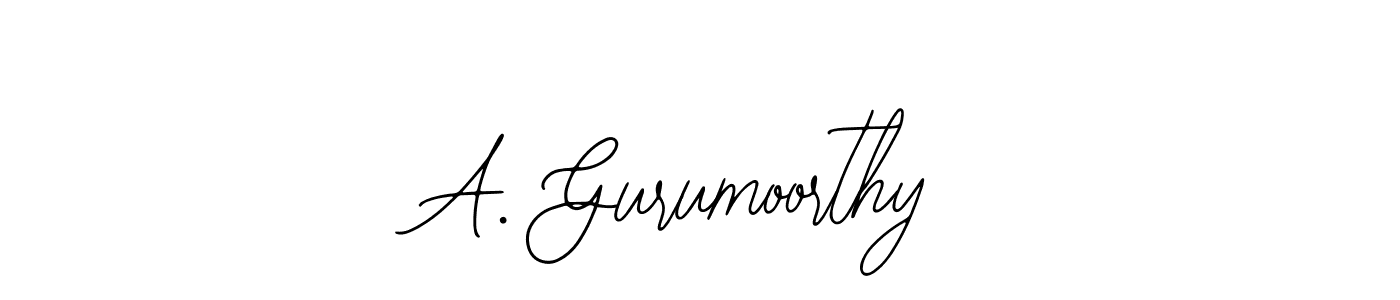 The best way (Bearetta-2O07w) to make a short signature is to pick only two or three words in your name. The name A. Gurumoorthy include a total of six letters. For converting this name. A. Gurumoorthy signature style 12 images and pictures png