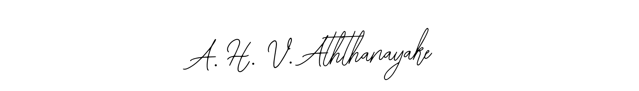 A. H. V. Aththanayake stylish signature style. Best Handwritten Sign (Bearetta-2O07w) for my name. Handwritten Signature Collection Ideas for my name A. H. V. Aththanayake. A. H. V. Aththanayake signature style 12 images and pictures png