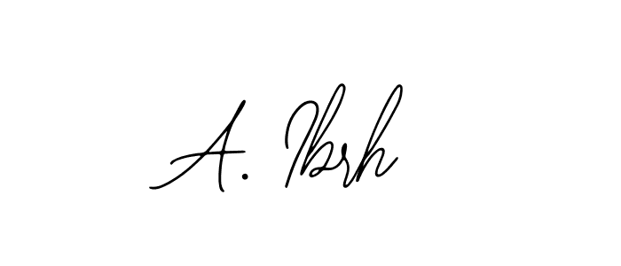 Create a beautiful signature design for name A. Ibrh. With this signature (Bearetta-2O07w) fonts, you can make a handwritten signature for free. A. Ibrh signature style 12 images and pictures png