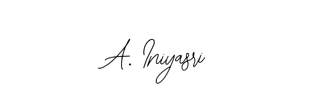 Use a signature maker to create a handwritten signature online. With this signature software, you can design (Bearetta-2O07w) your own signature for name A. Iniyasri. A. Iniyasri signature style 12 images and pictures png