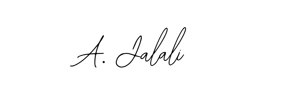 How to make A. Jalali signature? Bearetta-2O07w is a professional autograph style. Create handwritten signature for A. Jalali name. A. Jalali signature style 12 images and pictures png