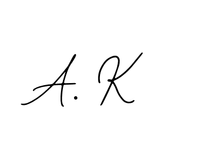 Create a beautiful signature design for name A. K. With this signature (Bearetta-2O07w) fonts, you can make a handwritten signature for free. A. K signature style 12 images and pictures png