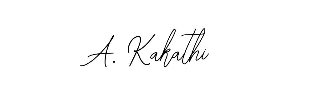 How to Draw A. Kakathi signature style? Bearetta-2O07w is a latest design signature styles for name A. Kakathi. A. Kakathi signature style 12 images and pictures png