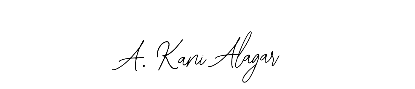 Also we have A. Kani Alagar name is the best signature style. Create professional handwritten signature collection using Bearetta-2O07w autograph style. A. Kani Alagar signature style 12 images and pictures png