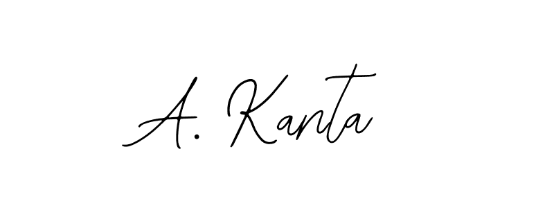 Make a short A. Kanta signature style. Manage your documents anywhere anytime using Bearetta-2O07w. Create and add eSignatures, submit forms, share and send files easily. A. Kanta signature style 12 images and pictures png