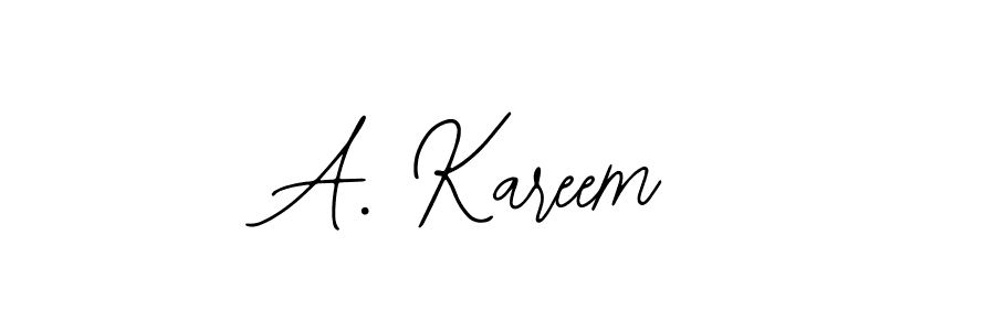 See photos of A. Kareem official signature by Spectra . Check more albums & portfolios. Read reviews & check more about Bearetta-2O07w font. A. Kareem signature style 12 images and pictures png