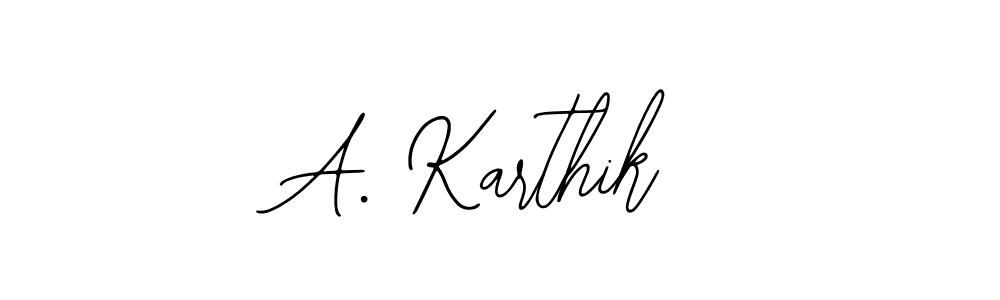 Also You can easily find your signature by using the search form. We will create A. Karthik name handwritten signature images for you free of cost using Bearetta-2O07w sign style. A. Karthik signature style 12 images and pictures png