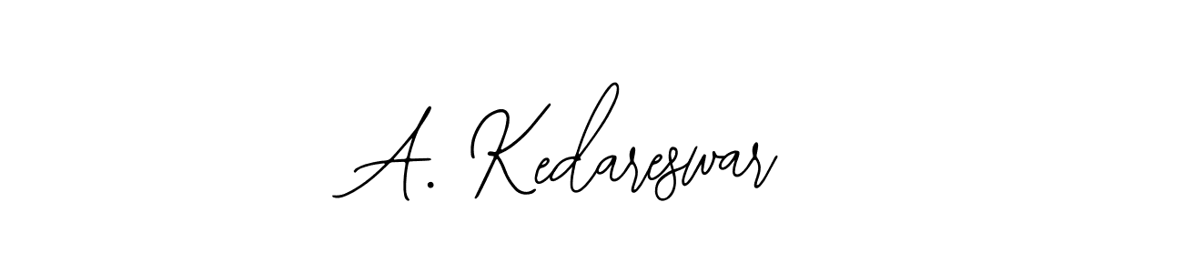 You should practise on your own different ways (Bearetta-2O07w) to write your name (A. Kedareswar) in signature. don't let someone else do it for you. A. Kedareswar signature style 12 images and pictures png