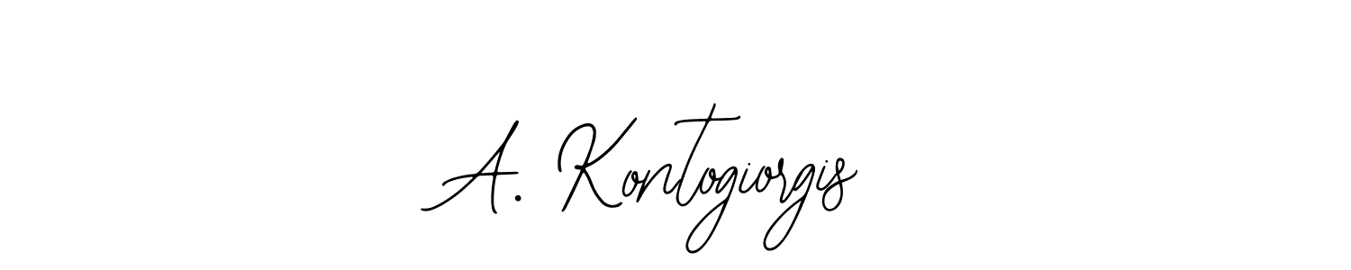 Similarly Bearetta-2O07w is the best handwritten signature design. Signature creator online .You can use it as an online autograph creator for name A. Kontogiorgis. A. Kontogiorgis signature style 12 images and pictures png
