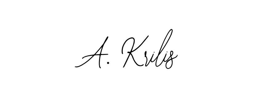 Make a beautiful signature design for name A. Krilis. Use this online signature maker to create a handwritten signature for free. A. Krilis signature style 12 images and pictures png
