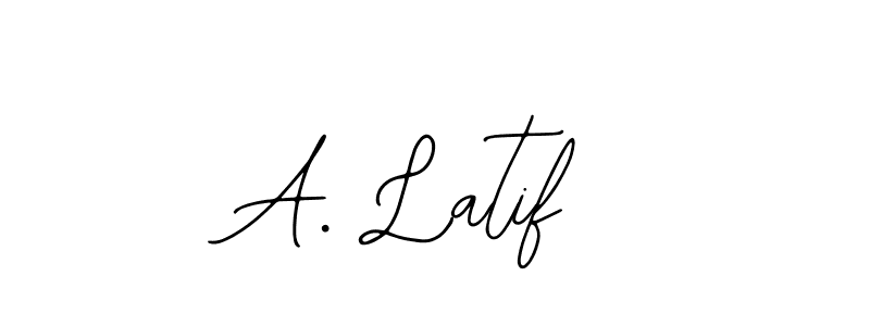 How to Draw A. Latif signature style? Bearetta-2O07w is a latest design signature styles for name A. Latif. A. Latif signature style 12 images and pictures png