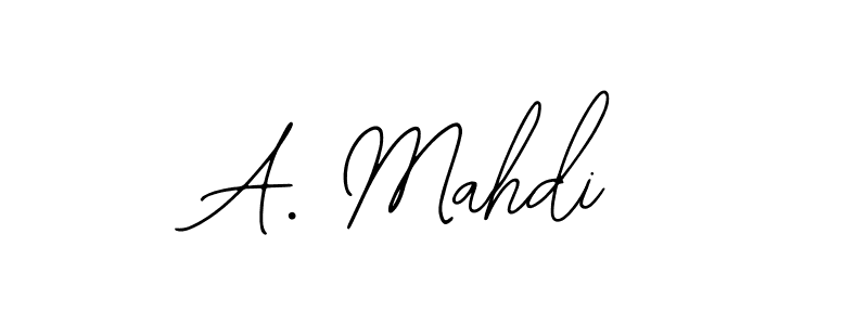 It looks lik you need a new signature style for name A. Mahdi. Design unique handwritten (Bearetta-2O07w) signature with our free signature maker in just a few clicks. A. Mahdi signature style 12 images and pictures png