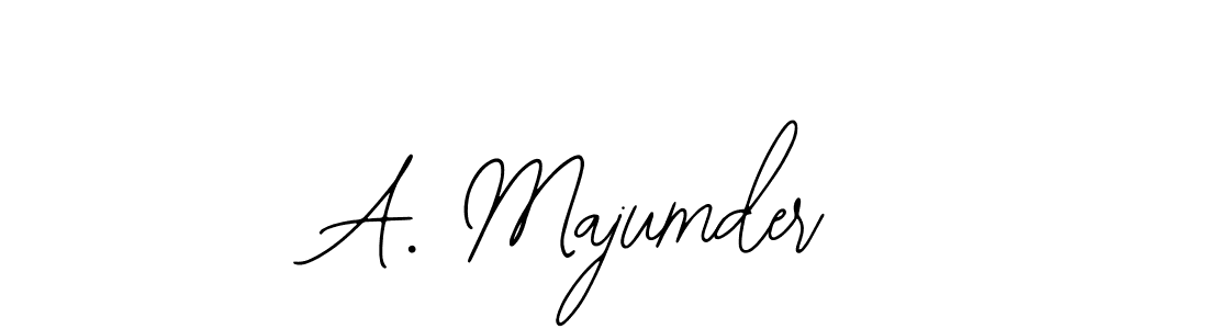 Make a beautiful signature design for name A. Majumder. With this signature (Bearetta-2O07w) style, you can create a handwritten signature for free. A. Majumder signature style 12 images and pictures png