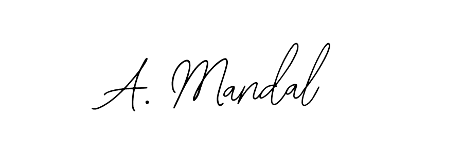 A. Mandal stylish signature style. Best Handwritten Sign (Bearetta-2O07w) for my name. Handwritten Signature Collection Ideas for my name A. Mandal. A. Mandal signature style 12 images and pictures png