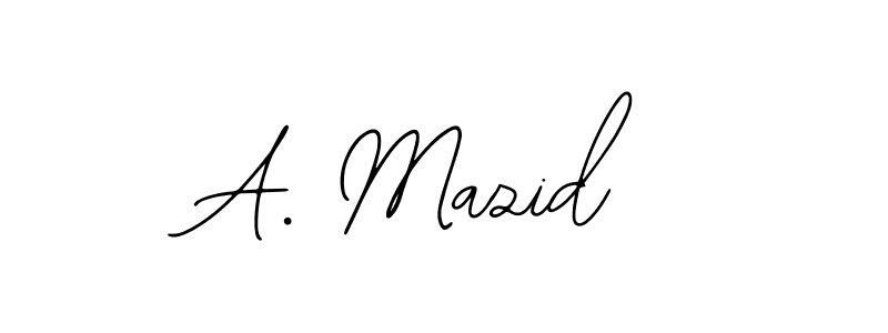 Also You can easily find your signature by using the search form. We will create A. Mazid name handwritten signature images for you free of cost using Bearetta-2O07w sign style. A. Mazid signature style 12 images and pictures png