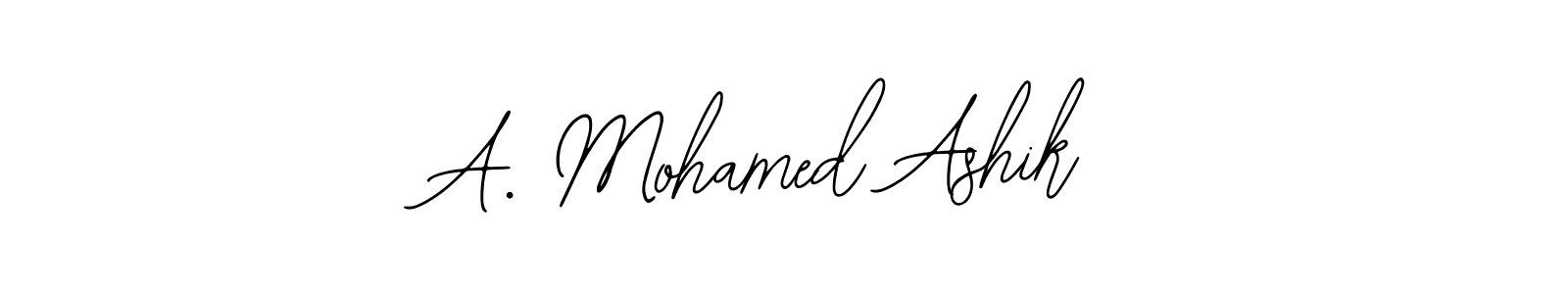 Once you've used our free online signature maker to create your best signature Bearetta-2O07w style, it's time to enjoy all of the benefits that A. Mohamed Ashik name signing documents. A. Mohamed Ashik signature style 12 images and pictures png