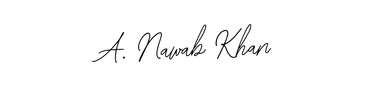 Similarly Bearetta-2O07w is the best handwritten signature design. Signature creator online .You can use it as an online autograph creator for name A. Nawab Khan. A. Nawab Khan signature style 12 images and pictures png