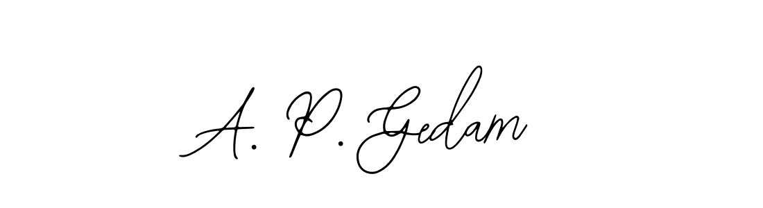 Best and Professional Signature Style for A. P. Gedam. Bearetta-2O07w Best Signature Style Collection. A. P. Gedam signature style 12 images and pictures png