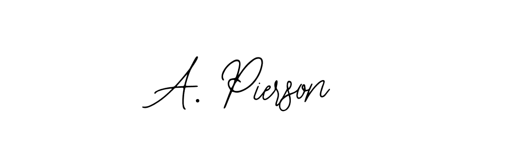 if you are searching for the best signature style for your name A. Pierson. so please give up your signature search. here we have designed multiple signature styles  using Bearetta-2O07w. A. Pierson signature style 12 images and pictures png
