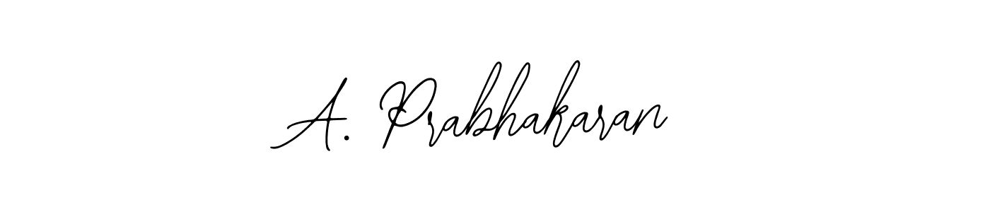 Create a beautiful signature design for name A. Prabhakaran. With this signature (Bearetta-2O07w) fonts, you can make a handwritten signature for free. A. Prabhakaran signature style 12 images and pictures png