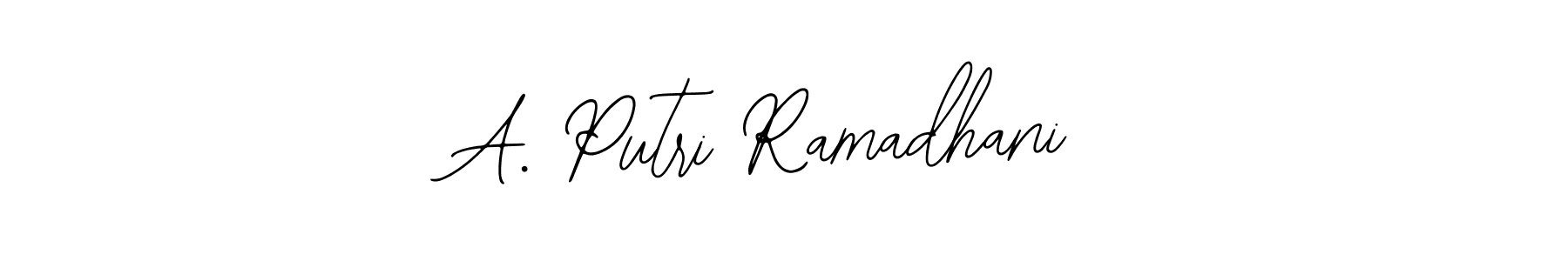 Check out images of Autograph of A. Putri Ramadhani name. Actor A. Putri Ramadhani Signature Style. Bearetta-2O07w is a professional sign style online. A. Putri Ramadhani signature style 12 images and pictures png