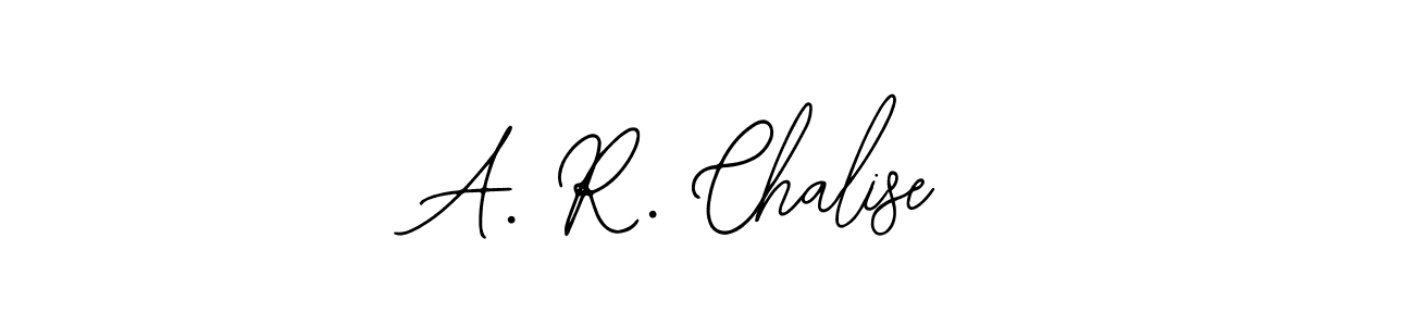 How to make A. R. Chalise name signature. Use Bearetta-2O07w style for creating short signs online. This is the latest handwritten sign. A. R. Chalise signature style 12 images and pictures png