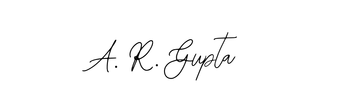 Create a beautiful signature design for name A. R. Gupta. With this signature (Bearetta-2O07w) fonts, you can make a handwritten signature for free. A. R. Gupta signature style 12 images and pictures png