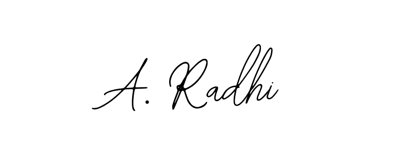 Create a beautiful signature design for name A. Radhi. With this signature (Bearetta-2O07w) fonts, you can make a handwritten signature for free. A. Radhi signature style 12 images and pictures png