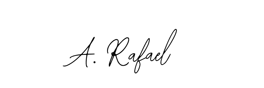 How to make A. Rafael name signature. Use Bearetta-2O07w style for creating short signs online. This is the latest handwritten sign. A. Rafael signature style 12 images and pictures png