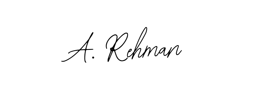 It looks lik you need a new signature style for name A. Rehman. Design unique handwritten (Bearetta-2O07w) signature with our free signature maker in just a few clicks. A. Rehman signature style 12 images and pictures png