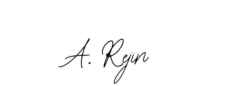 Similarly Bearetta-2O07w is the best handwritten signature design. Signature creator online .You can use it as an online autograph creator for name A. Rejin. A. Rejin signature style 12 images and pictures png