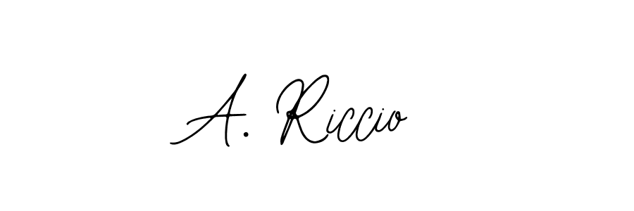 You should practise on your own different ways (Bearetta-2O07w) to write your name (A. Riccio) in signature. don't let someone else do it for you. A. Riccio signature style 12 images and pictures png