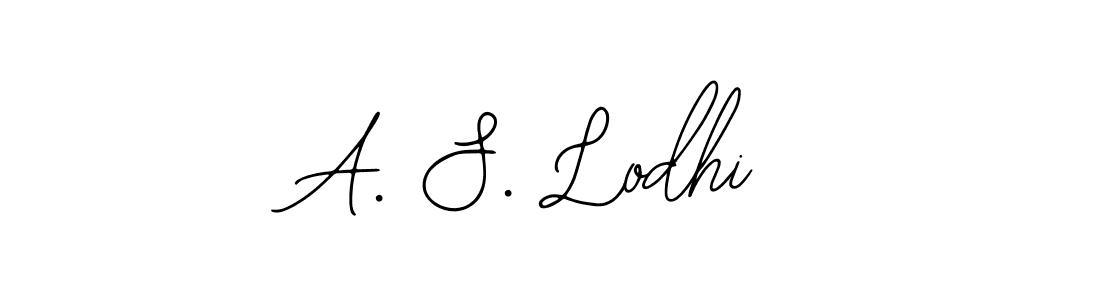 if you are searching for the best signature style for your name A. S. Lodhi. so please give up your signature search. here we have designed multiple signature styles  using Bearetta-2O07w. A. S. Lodhi signature style 12 images and pictures png