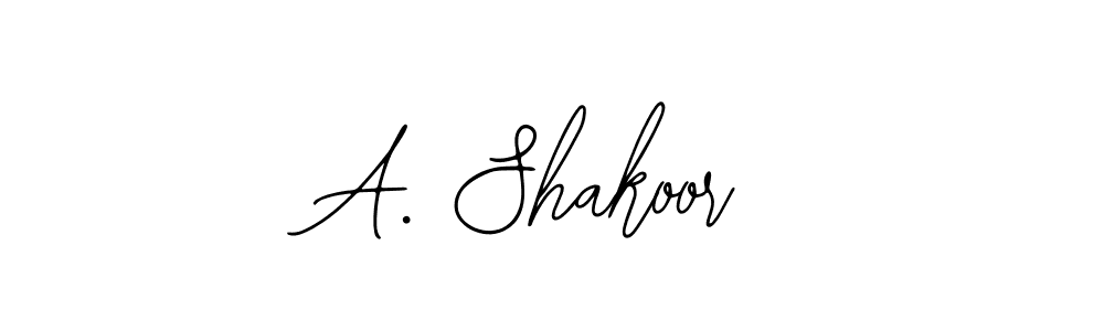 You should practise on your own different ways (Bearetta-2O07w) to write your name (A. Shakoor) in signature. don't let someone else do it for you. A. Shakoor signature style 12 images and pictures png