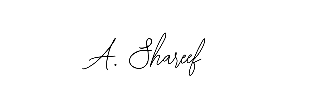 How to Draw A. Shareef signature style? Bearetta-2O07w is a latest design signature styles for name A. Shareef. A. Shareef signature style 12 images and pictures png